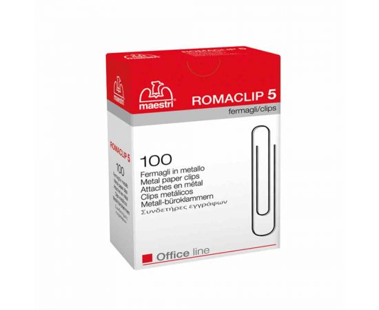 Συνδετήρες ROMA ΝΟ.5 100τεμ ROMA | Προμήθεια Γραφείου στο MarkCenter