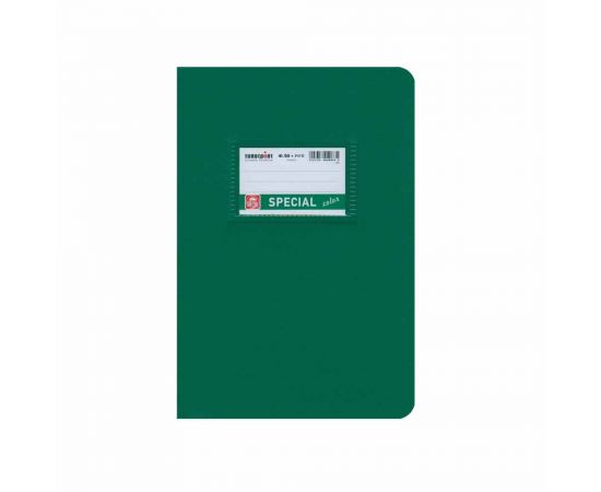 Τετράδιο Special Color Ριγέ Πράσινο Typotrust | Σχολικά Τετράδια στο MarkCenter