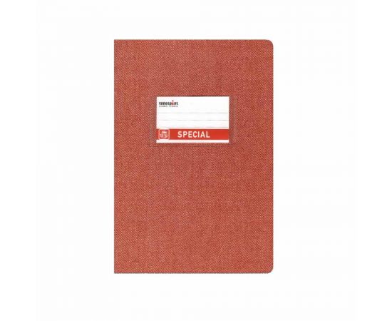 Τετράδιο Special Jeans Ριγέ Κόκκινο Typotrust | Σχολικά Τετράδια στο MarkCenter