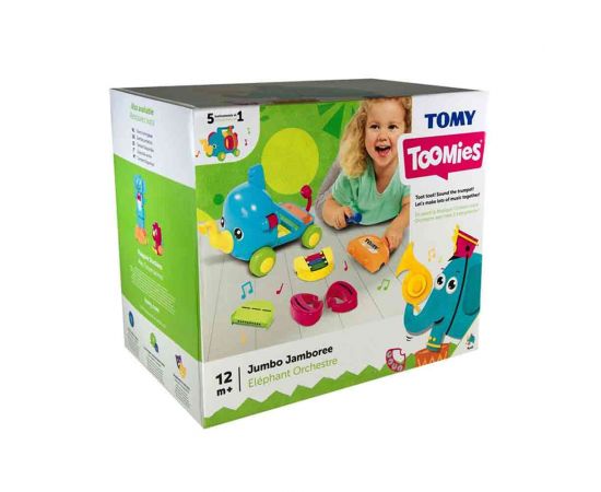 Tomy Μουσικός Ελεφαντούλης Toomies | Παιχνίδια Bebe στο MarkCenter