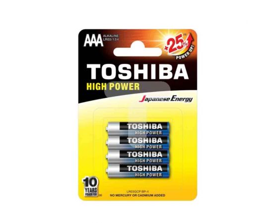 Μπαταρίες Toshiba High power Αλκαλικές ΑAA 4τεμ Toshiba | Μπαταρίες στο MarkCenter