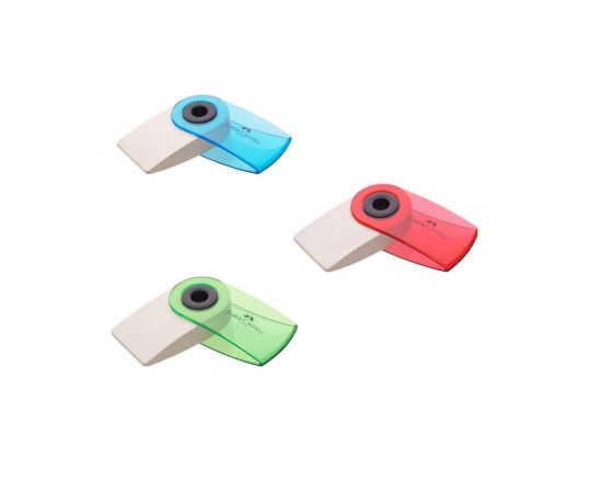 Γόμα Faber Castell Sleeve Mini Ημιδιαφανή 182412 Faber castell  | Γραφική Ύλη στο MarkCenter