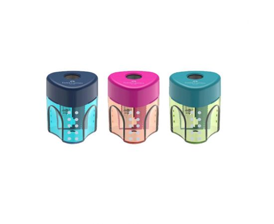 Ξύστρα Faber Castell Auto Δίχρωμη Μονη Faber castell  | Γραφική Ύλη στο MarkCenter