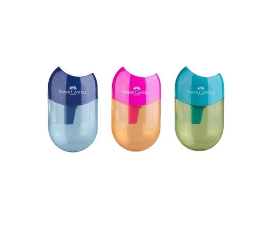 Ξύστρα Faber Castell Apple Δίχρωμη Μονη Faber castell  | Γραφική Ύλη στο MarkCenter