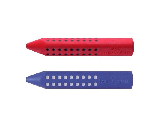Γόμα Faber Castell Grip 2001 Τριγωνική 187101 (2 Χρώματα) Faber castell  | Γραφική Ύλη στο MarkCenter