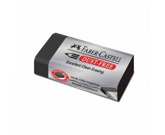 Γόμα Faber Castell Dust Free Μαύρη 187171 Faber castell  | Γραφική Ύλη στο MarkCenter