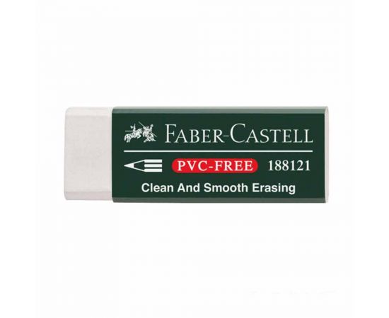 Γόμα Faber Castell PVC Free Λευκή 188121 Faber castell  | Γραφική Ύλη στο MarkCenter