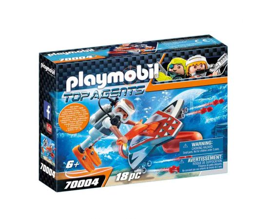 Playmobil Υποθαλάσσιο Τζετ της Spy Team 70004 Playmobil | Playmobil στο MarkCenter