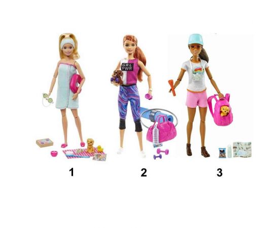 Barbie Wellness Ήμερα Ομορφιάς (3 Σχέδια) Mattel | Παιχνίδια για Κορίτσια στο MarkCenter