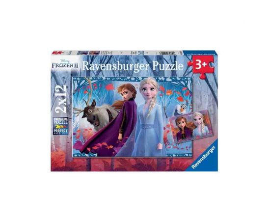 Παζλ 2x12 Κομμάτια - Frozen Ψυχρά & Ανάποδα IΙ Ravensburger | Παζλ στο MarkCenter