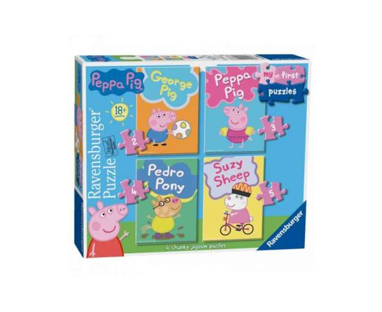 Τα Πρώτα Μου Παζλ 2/3/4/5 Κομμάτια Ravensburger Πεππα Το Γουρουνάκι Ravensburger | Παιχνίδια Bebe στο MarkCenter