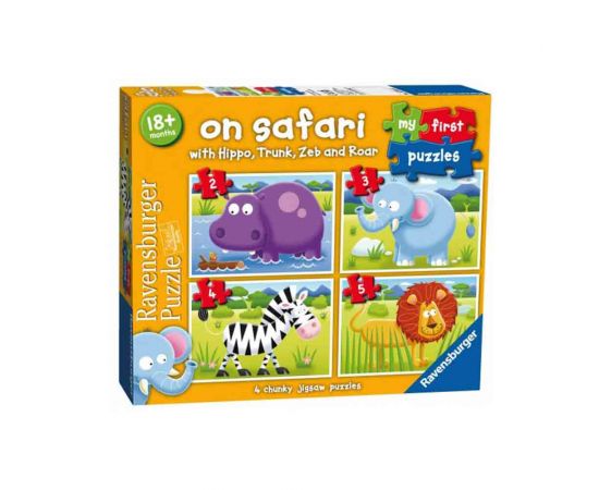 Τα Πρώτα Μου Παζλ 2/3/4/5 Κομμάτια Ravensburger Στο Σαφάρι Ravensburger | Παιχνίδια Bebe στο MarkCenter