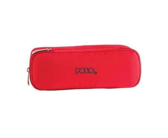 Κασετίνα Οβάλ με 2 Θήκες Polo Duo Box Κόκκινη | 937004-03 Polo | Σχολικές Τσάντες - Κασετίνες στο MarkCenter