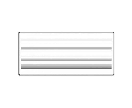 Πίνακας Μουσικής 120x200 με μεταλλικό πλαίσιο Typotrust | Πίνακες λευκοί  στο MarkCenter