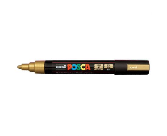 Μαρκαδόρος UNI Posca PC-5M Χρυσό Uni-ball | Γραφική Ύλη στο MarkCenter