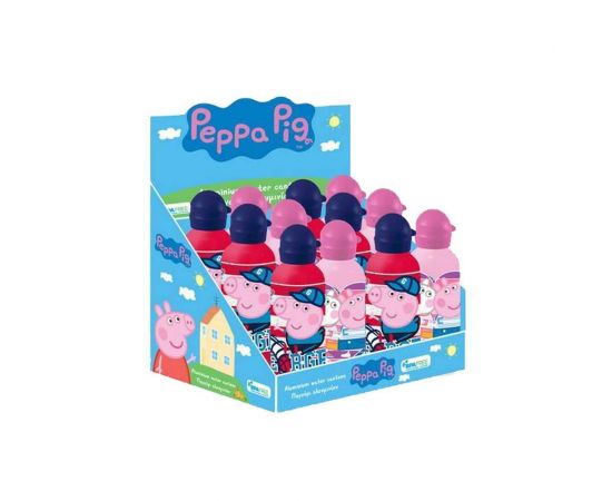 Παγούρι 500ml Peppa Pig Αλουμινίου  | Παγουράκια - Δοχεία Φαγητού στο MarkCenter