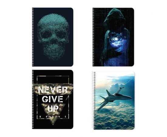 Τετράδιο Σπιράλ Brake The Rules Α4 Ριγέ 3 Θέματα 90Φ Διακάκης | Σχολικά Τετράδια στο MarkCenter