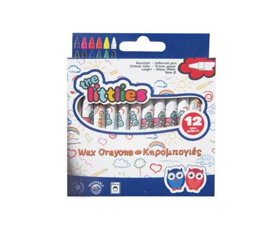 Κηρομπογιές The Litllies 12τμχ The Littlies | Είδη Ζωγραφικής στο MarkCenter