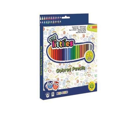 Ξυλομπογιές The Littlies Wood Free 24Τεχ The Littlies | Είδη Ζωγραφικής στο MarkCenter