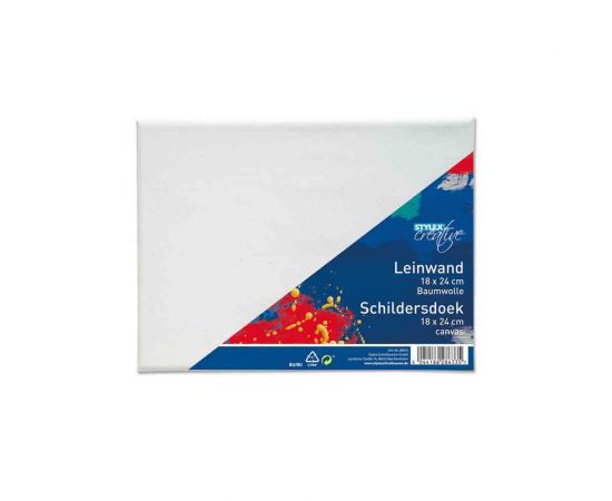 Καμβάς Ζωγραφικής Σε Τελάρο 18x24cm 1,5mm Α' Ποιότητας Stylex Stylex | Είδη Ζωγραφικής στο MarkCenter