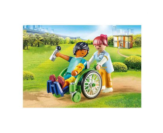 Playmobil Ασθενής Με Καροτσάκι 70193 Playmobil | Playmobil στο MarkCenter