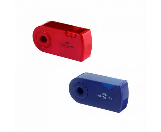 Ξύστρα Faber Castell Διπλες 182701 Faber castell  | Γραφική Ύλη στο MarkCenter