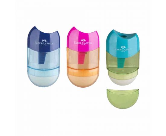 Γόμα και Ξύστρα Faber Castell Apple Combi Δίχρωμη 183604 Faber castell  | Γραφική Ύλη στο MarkCenter