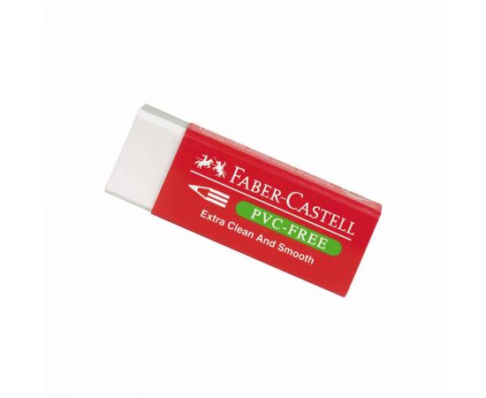 Γόμα Faber Castell Sleeve Pvc Free Κόκκινο 189520 Faber castell  | Γραφική Ύλη στο MarkCenter