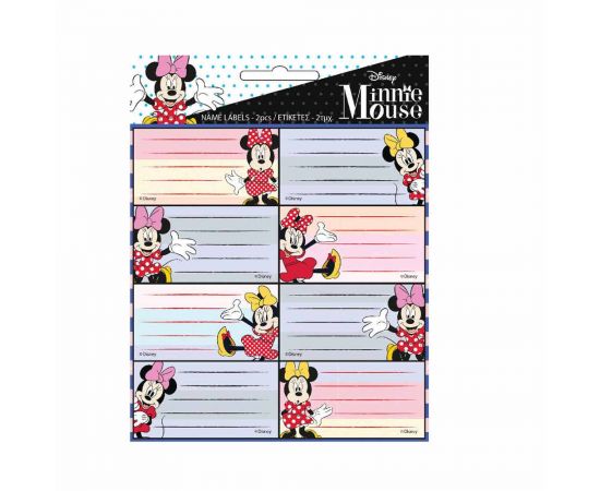 Ετικέτες Gim 2 Φύλλα (16 Ετικέτες) Minnie GIM | Διάφορα Είδη στο MarkCenter