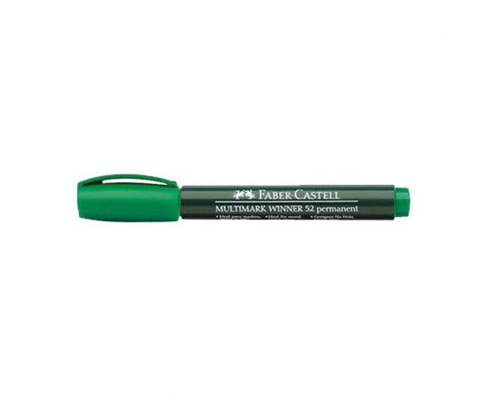 Μαρκαδόρος Ανεξίτηλος Faber Castell Winner 52 Πράσινο Faber castell  | Γραφική Ύλη στο MarkCenter