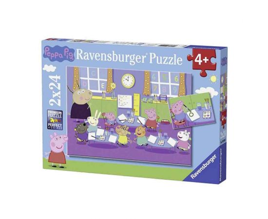 Παζλ 2X24 Κομμάτια Ravensburger Πέππα Το Γουρουνάκι Ravensburger | Πάζλ στο MarkCenter