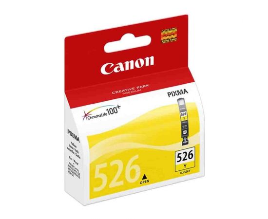 Canon Μελάνι Inkjet CLI-526Y Yellow (4543B001) (CANCLI-526Y) Canon | Αναλώσιμα Εκτυπωτών στο MarkCenter
