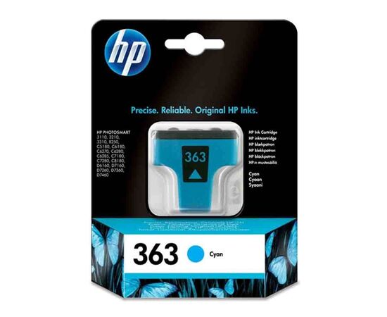 HP Μελάνι Inkjet No.363 Cyan (C8771EE) (HPC8771EE) Hewlett Packard (HP) | Αναλώσιμα Εκτυπωτών στο MarkCenter