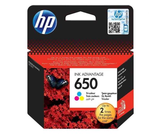 HP Μελάνι Inkjet No.650 Colour (CZ102AE) (HPCZ102AE) Hewlett Packard (HP) | Αναλώσιμα Εκτυπωτών στο MarkCenter