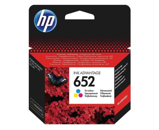 HP Μελάνι Inkjet No.652 Tri-colour (F6V24AE) (HPF6V24AE) Hewlett Packard (HP) | Αναλώσιμα Εκτυπωτών στο MarkCenter