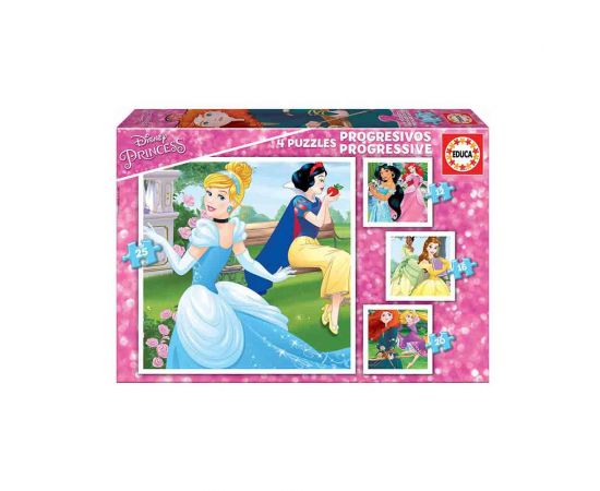 Παζλ 4 σε 1 Princess Educa Remoundo | Παζλ στο MarkCenter