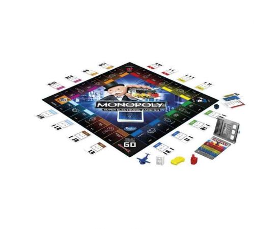 Επιτραπέζιο Monopoly Super Electronic Banking E8978 Hasbro | Παιχνίδια για Αγόρια στο MarkCenter