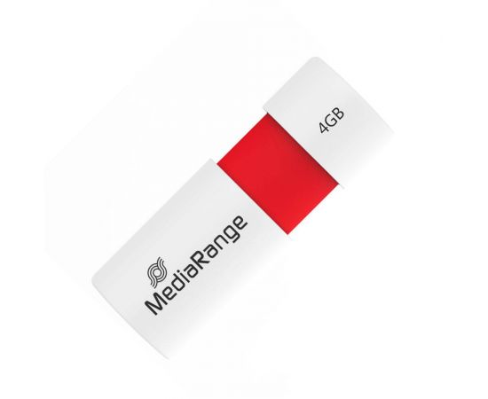MediaRange USB 2.0 Flash Drive Color Edition 4GB (Red) (MR970) MediaRange | Αποθηκευτικά Μέσα στο MarkCenter