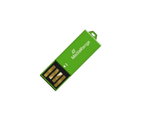 MediaRange USB 2.0 Nano Flash Drive Paper-clip stick 32GB (Green) (MR977) MediaRange | Αποθηκευτικά Μέσα στο MarkCenter