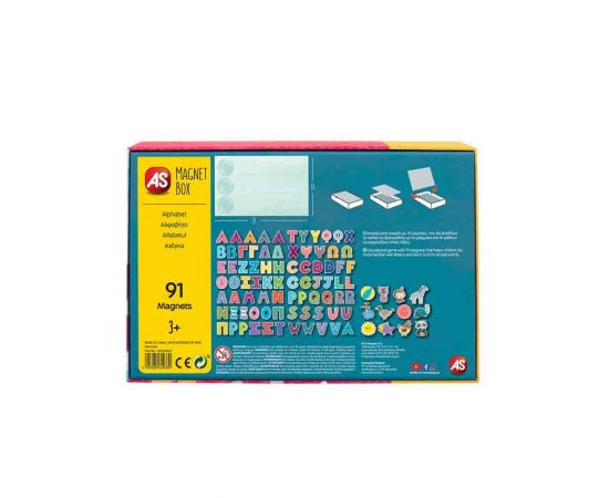 Magnet Box- Αλφαβήτα (64033) AS Company | Παιχνίδια για Αγόρια στο MarkCenter