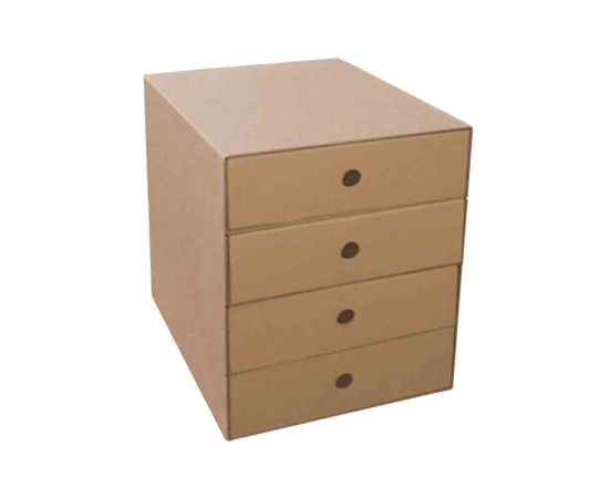 Συρταριέρα Γραφείου Χάρτινη Α4 4 Θέσεων Metron | Είδη Αρχειοθέτησης στο MarkCenter