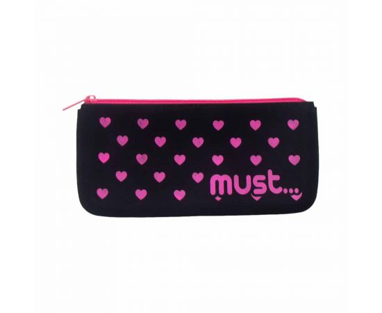 Κασετίνα Σιλικόνης Must Focus Φλατ Must Team | Σχολικές Τσάντες - Κασετίνες στο MarkCenter