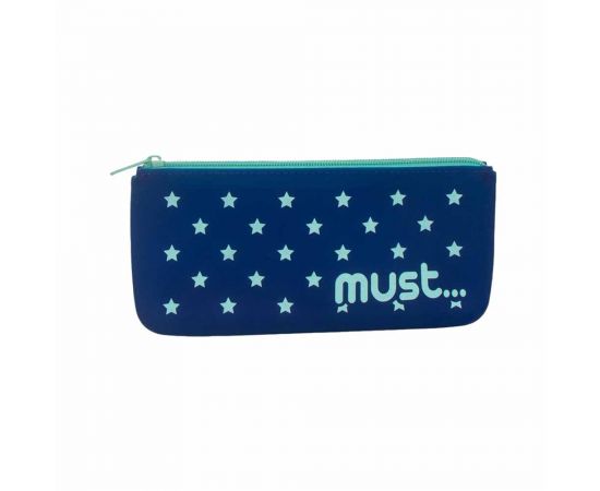 Κασετίνα Σιλικόνης Must Focus Φλατ Must Team | Σχολικές Τσάντες - Κασετίνες στο MarkCenter