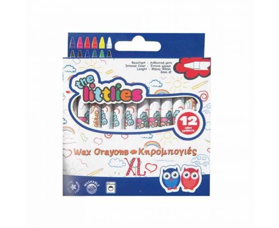 Κηρομπογιές The Litllies XL 12τμχ The Littlies | Είδη Ζωγραφικής στο MarkCenter
