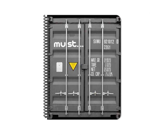 Τετράδιο Σπιράλ Cargo Must A4 1 Θέμα 30Φ Must Team | Σχολικά Τετράδια στο MarkCenter