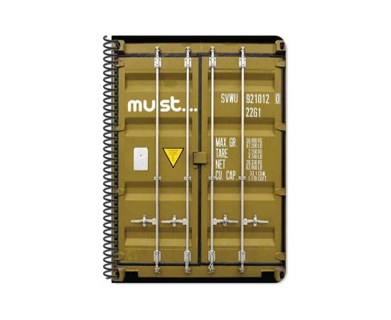 Τετράδιο Σπιράλ Cargo Must A4 1 Θέμα 30Φ Must Team | Σχολικά Τετράδια στο MarkCenter