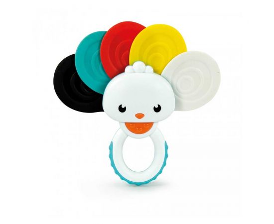 Βρεφικό Παιχνίδι Οδοντοφυΐας Κουδουνίστρα Παγώνι Clementoni | Παιχνίδια Bebe στο MarkCenter