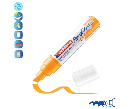 Ακρυλικός Μαρκαδόρος Edding 5000 5-10mm Sunny yellow Edding | Είδη Ζωγραφικής στο MarkCenter