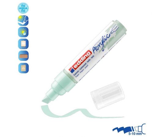 Ακρυλικός Μαρκαδόρος Edding 5000 5-10mm Mellow mint Edding | Είδη Ζωγραφικής στο MarkCenter
