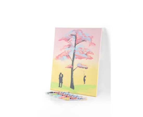 Ακρυλικός Μαρκαδόρος Edding 5100 2-3mm Fluorescent orange Edding | Είδη Ζωγραφικής στο MarkCenter